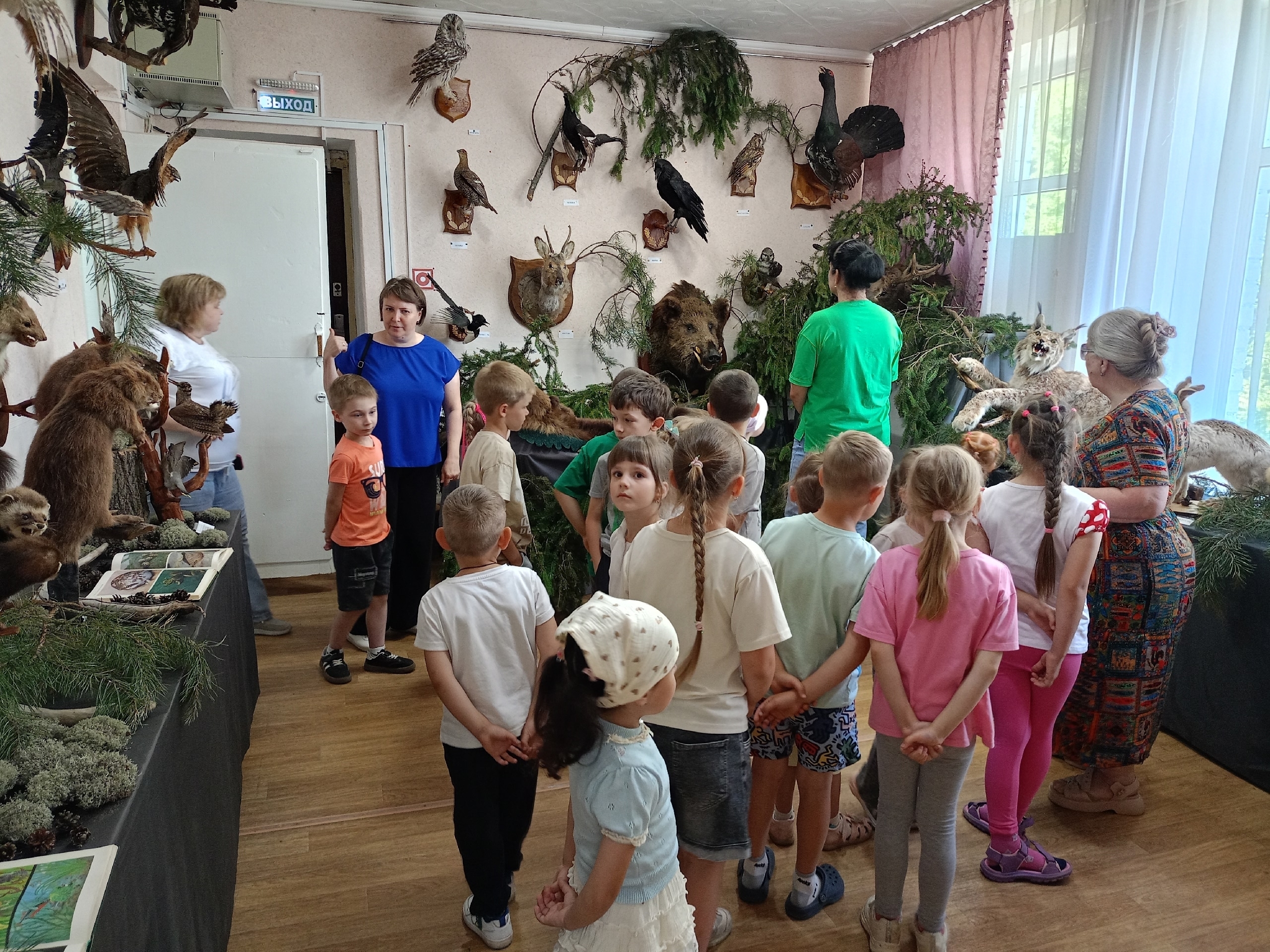 Воспитанники детского сада «Золотой ключик» в музее