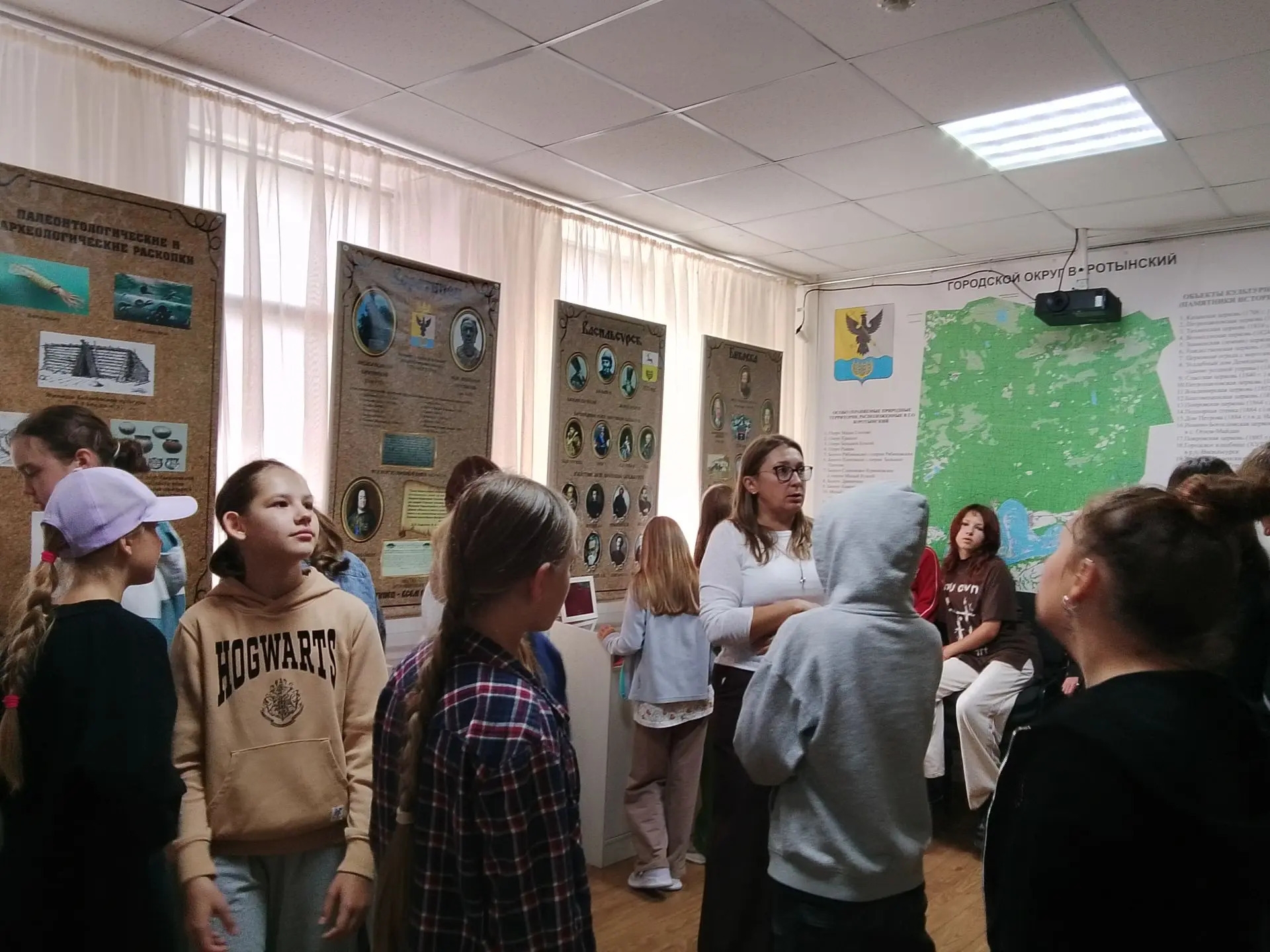 Юные исследователи с неподдельным интересом погрузились в историю Воротынского района
